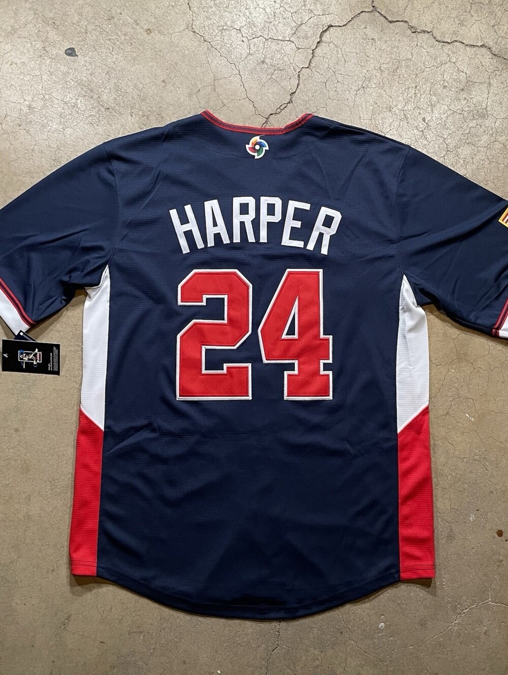 Bryce Harper #24 Base 2026 Blue Jersey All Stitched, NWT L